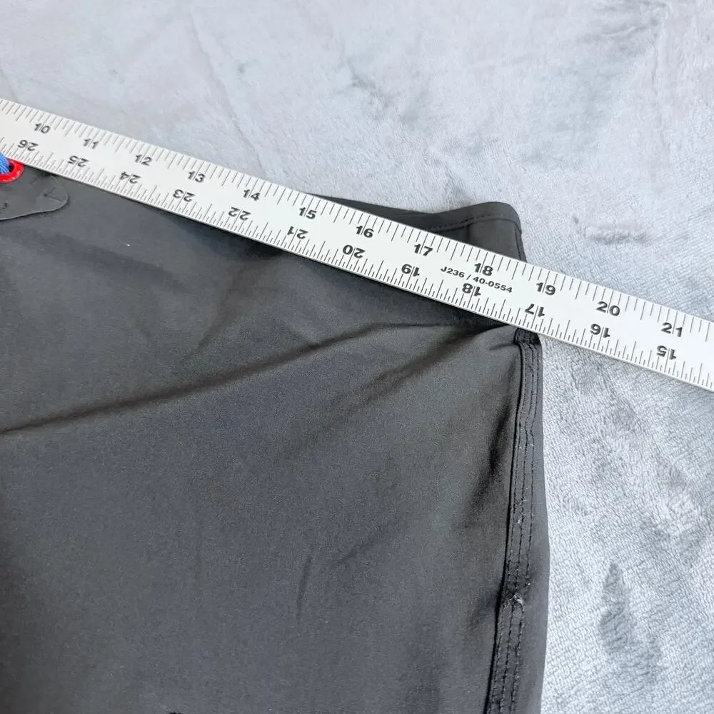The North Face Board Shorts Men's 36 Black Swim Trunks beach pool vacation